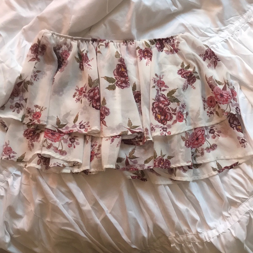 Forever 21 tube top blouse